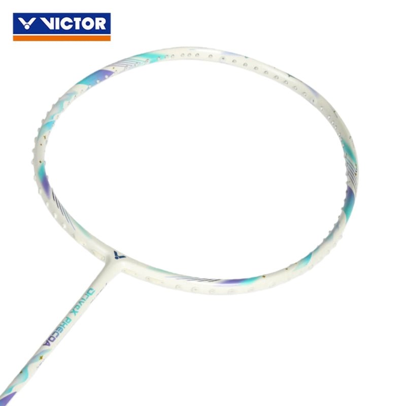 VICTOR DriveX PHECDA (White) 4U/G5 Badminton Racquet – Unstrung & Free Grip - Gem Sports