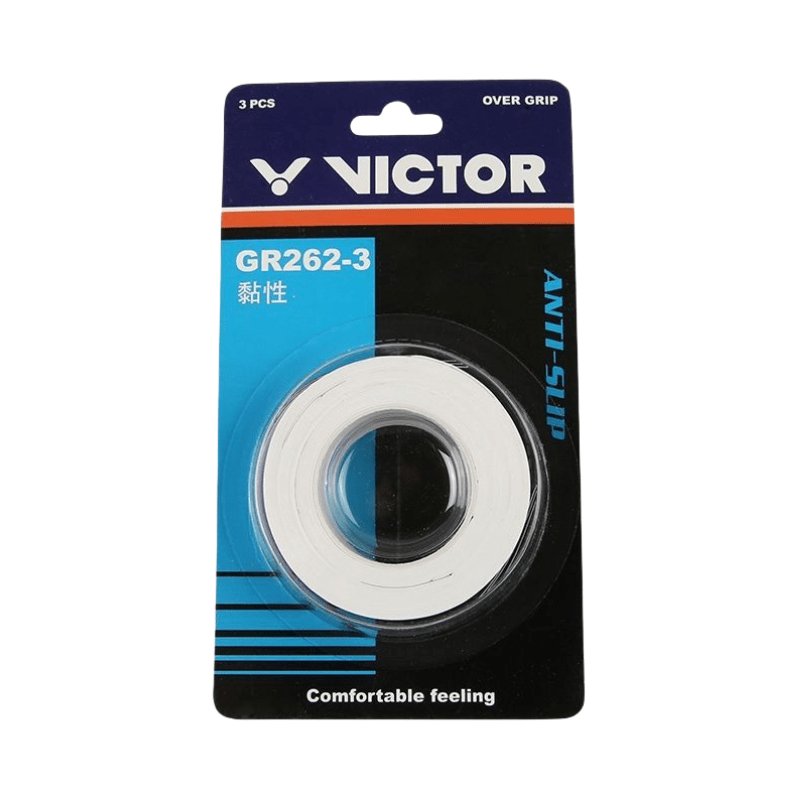 VICTOR GR262 - 3 Badminton Overgrip (3 Wraps) Multiple Colors - Gem Sports
