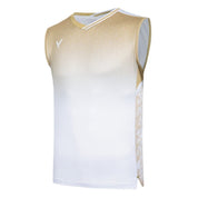 VICTOR LZJ Limited Unisex Knitted Sleeveless Top T - 55003 W - Gold - Gem Sports
