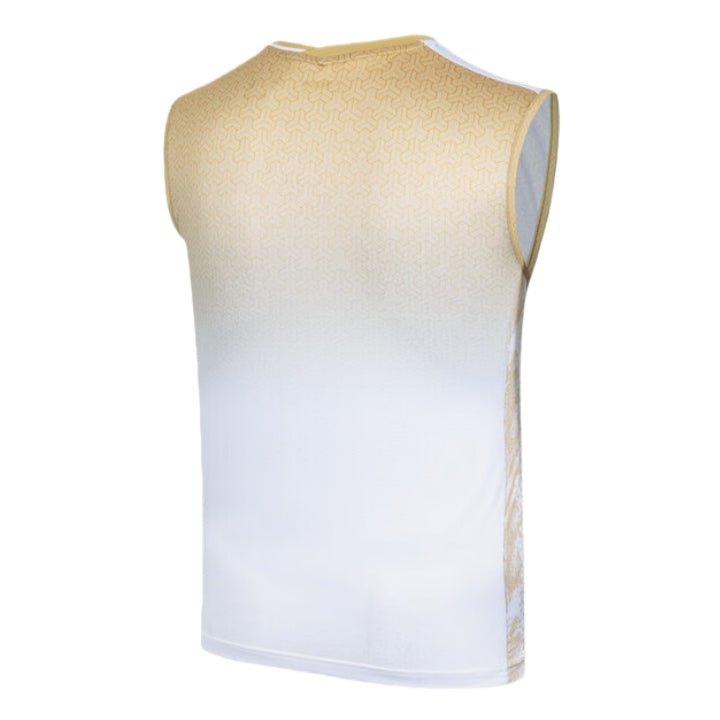 VICTOR LZJ Limited Unisex Knitted Sleeveless Top T - 55003 W - Gold - Gem Sports
