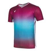 VICTOR LZJ Limited Unisex Knitted T-Shirt T - 55002 D - Maroon - Gem Sports