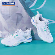 VICTOR P9200TTY NLite Badminton Shoes AR - Bright White/Cockatoo Green UNISEX - Gem Sports