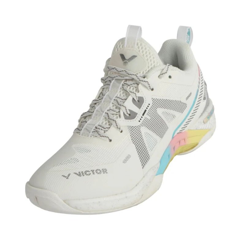 VICTOR S82III NitroLite Badminton Shoes A - Brilliant White UNISEX - Gem Sports