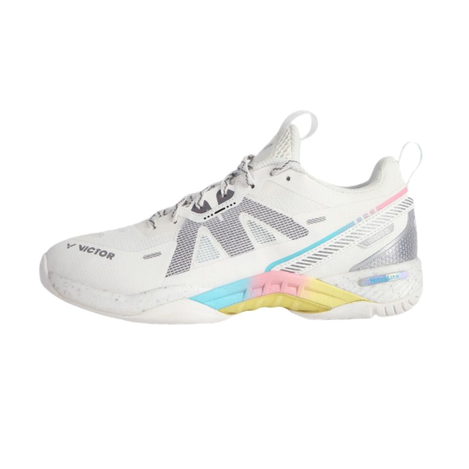 VICTOR S82III NitroLite Badminton Shoes A - Brilliant White UNISEX - Gem Sports