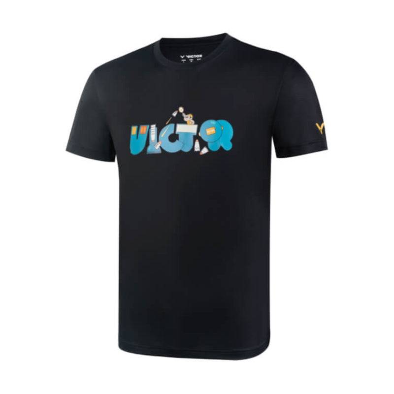 VICTOR Sports T-Shirt T - 20047 C Black Unisex - Gem Sports