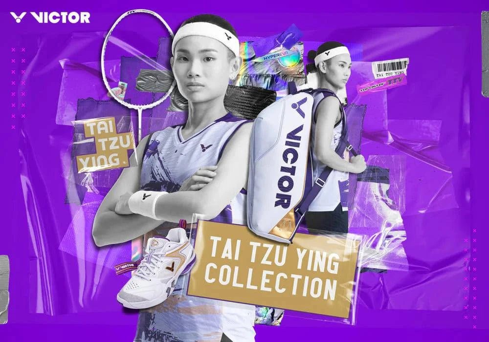 VICTOR Tai Tzu Ying Collection BR3025TTY - AJ (3pcs) White Backpack Limited Edition - Gem Sports