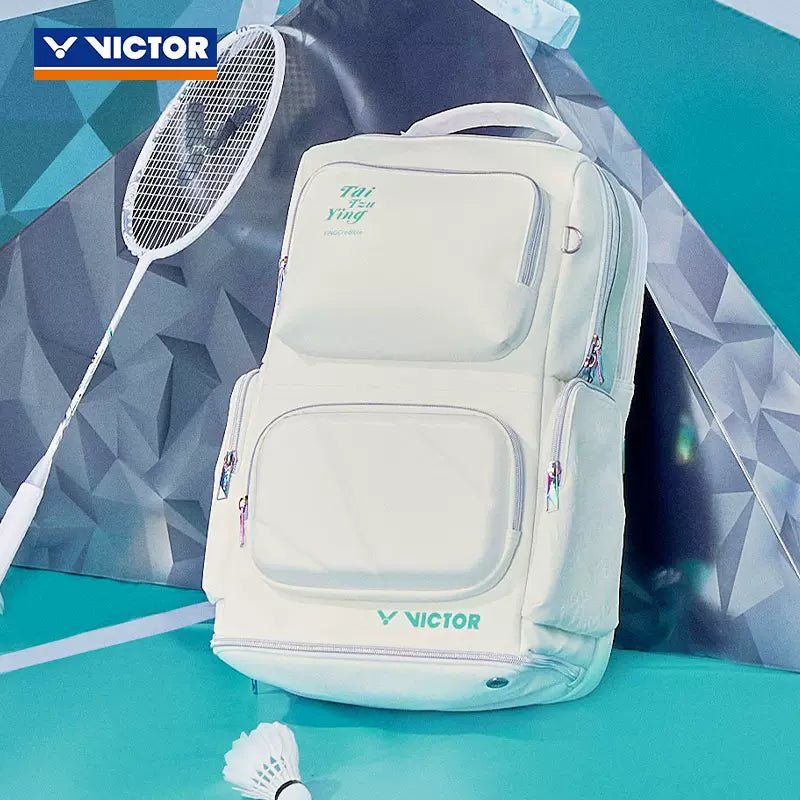 VICTOR TAI TZU YING Tribute Collection Backpack BR5033TTY AR - Bright White/Cockatoo Green - Gem Sports