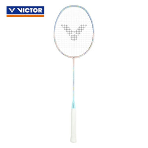 VICTOR Thruster HMR - L Jelly (Light Blue/Pastel) Badminton Racquet – Unstrung & Free Grip - Gem Sports
