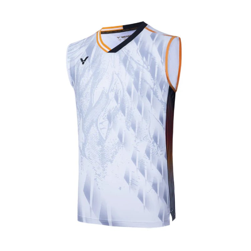 VICTOR TOURNAMENT Series Sleeveless shirt T - 45001 A White Kodai Naraoka Unisex - Gem Sports