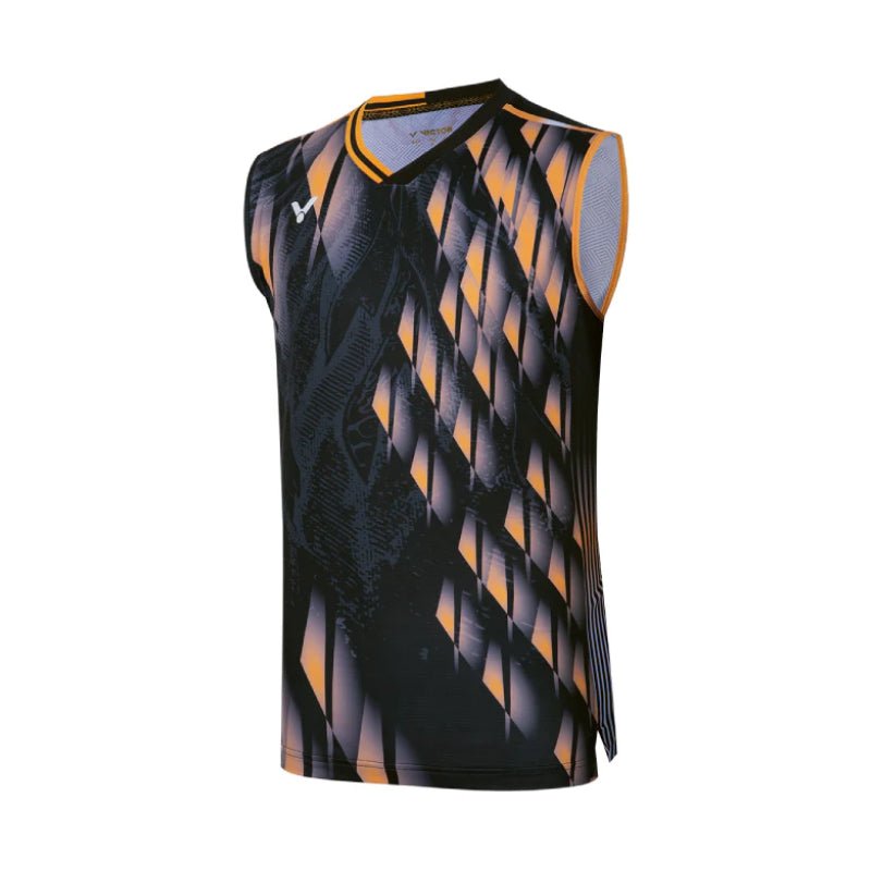 VICTOR TOURNAMENT Series Sleeveless shirt T - 45001 C Black Kodai Naraoka Unisex - Gem Sports