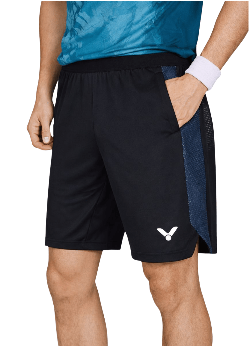 VICTOR Tournament Series Unisex Knitted Shorts R - 55200 C - Black - Gem Sports