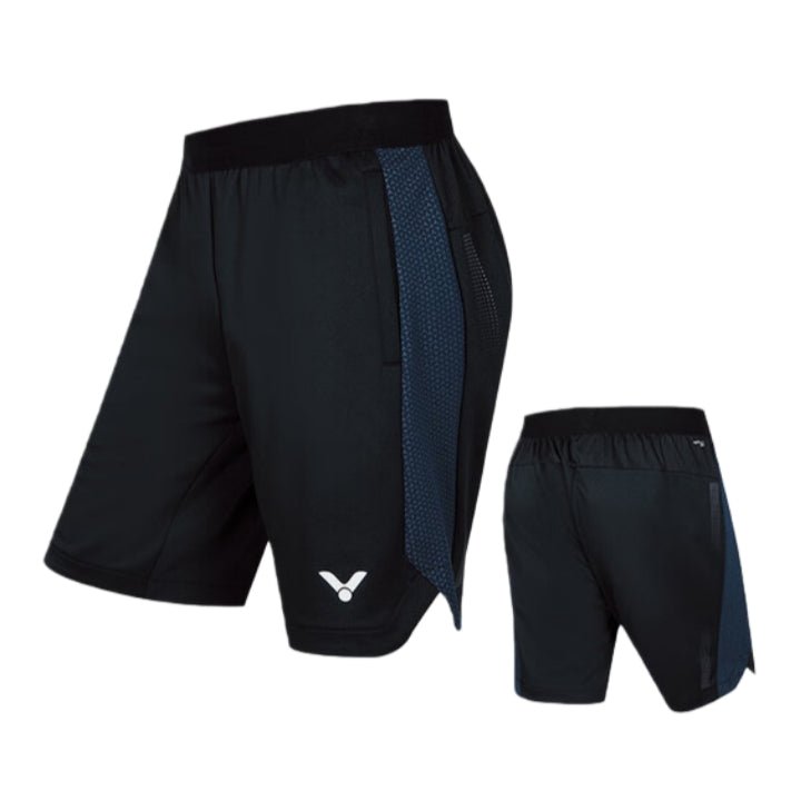 VICTOR Tournament Series Unisex Knitted Shorts R - 55200 C - Black - Gem Sports