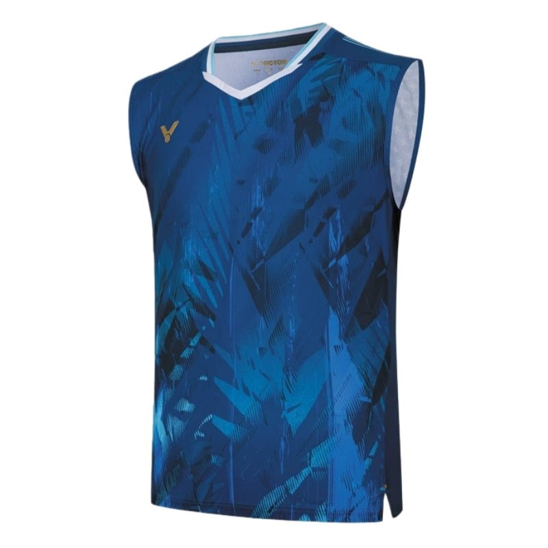VICTOR Tournament Series Unisex Knitted Sleeveless Top T - 55001 B - Navy - Gem Sports