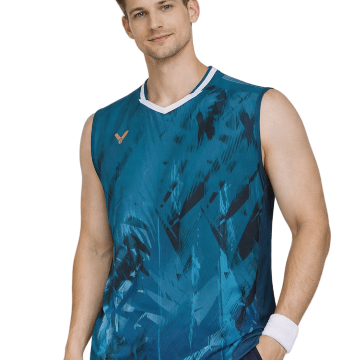 VICTOR Tournament Series Unisex Knitted Sleeveless Top T - 55001 G - Green - Gem Sports