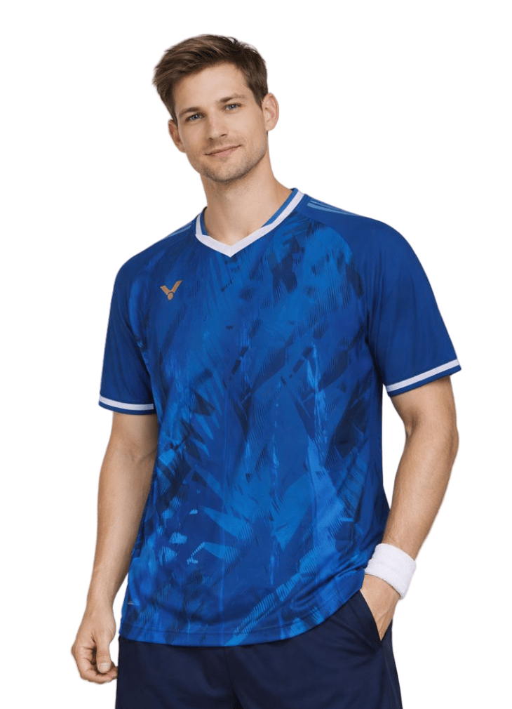 VICTOR Tournament Series Unisex Knitted T-Shirt T - 55000 B - Navy - Gem Sports