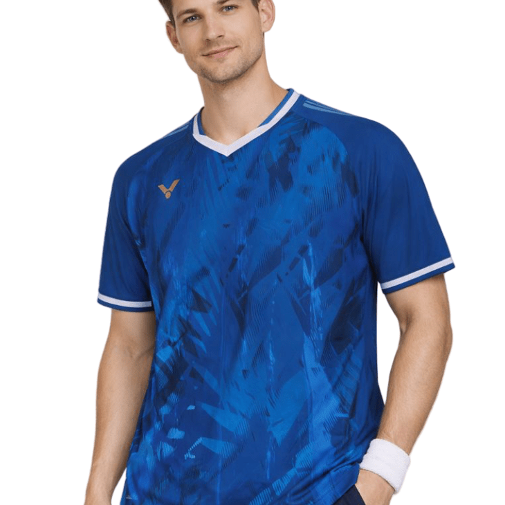 VICTOR Tournament Series Unisex Knitted T-Shirt T - 55000 B - Navy - Gem Sports