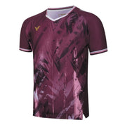 VICTOR Tournament Series Unisex Knitted T-Shirt T - 55000 D - Maroon - Gem Sports