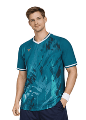 VICTOR Tournament Series Unisex Knitted T-Shirt T - 55000 G – Green - Gem Sports