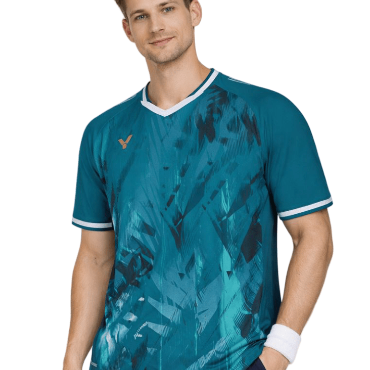 VICTOR Tournament Series Unisex Knitted T-Shirt T - 55000 G – Green - Gem Sports