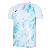 VICTOR Tournament Series Unisex Knitted T-Shirt T - 55000TD A - White (Fan Edition) - Gem Sports