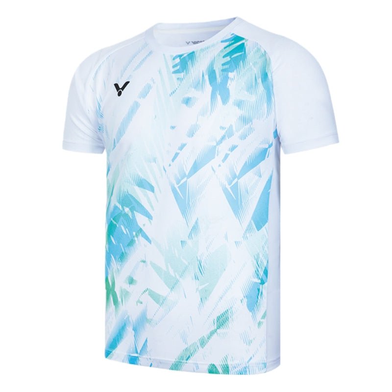 VICTOR Tournament Series Unisex Knitted T-Shirt T - 55000TD A - White (Fan Edition) - Gem Sports
