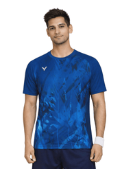 VICTOR Tournament Series Unisex Knitted T-Shirt T - 55000TD B – Navy (Fan Edition) - Gem Sports