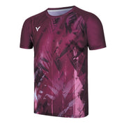 VICTOR Tournament Series Unisex Knitted T-Shirt T - 55000TD D – Maroon (Fan Edition) - Gem Sports