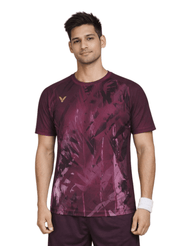 VICTOR Tournament Series Unisex Knitted T-Shirt T - 55000TD D – Maroon (Fan Edition) - Gem Sports