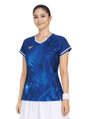 VICTOR Tournament Series Women's Knitted T-Shirt T - 56000 B - Navy - Gem Sports