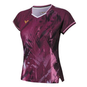VICTOR Tournament Series Women's Knitted T-Shirt T - 56000 D - Maroon - Gem Sports