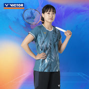VICTOR Tournament Series Women's Knitted T-Shirt T - 56000 G - Green - Gem Sports