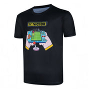 VICTOR TRAINING Series Unisex T-Shirt T - 50031 - C Black - Gem Sports