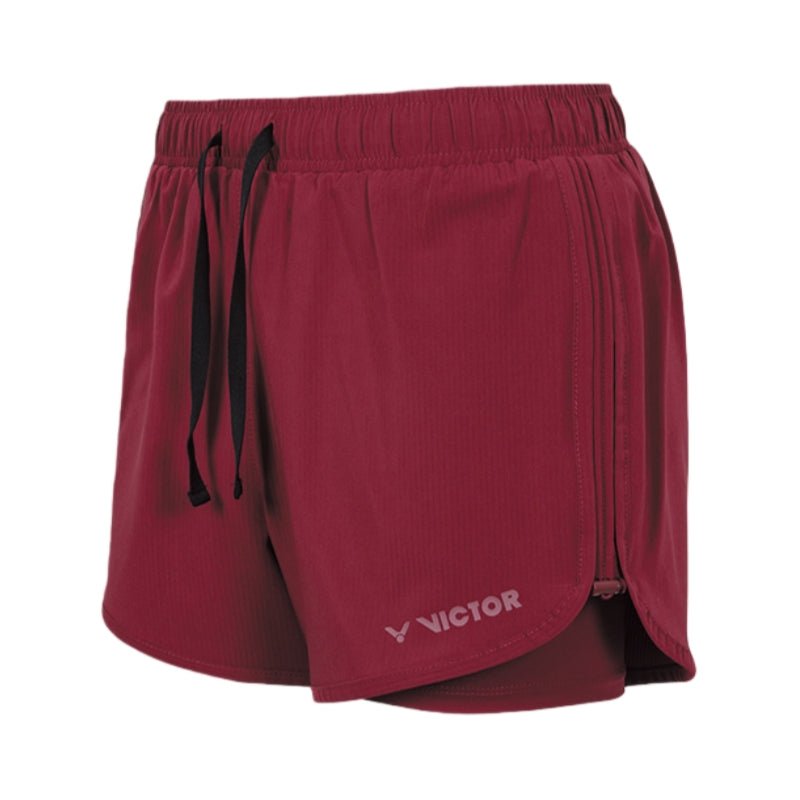 VICTOR Training Series Women's Shorts R - 56201 D - Maroon - Gem Sports