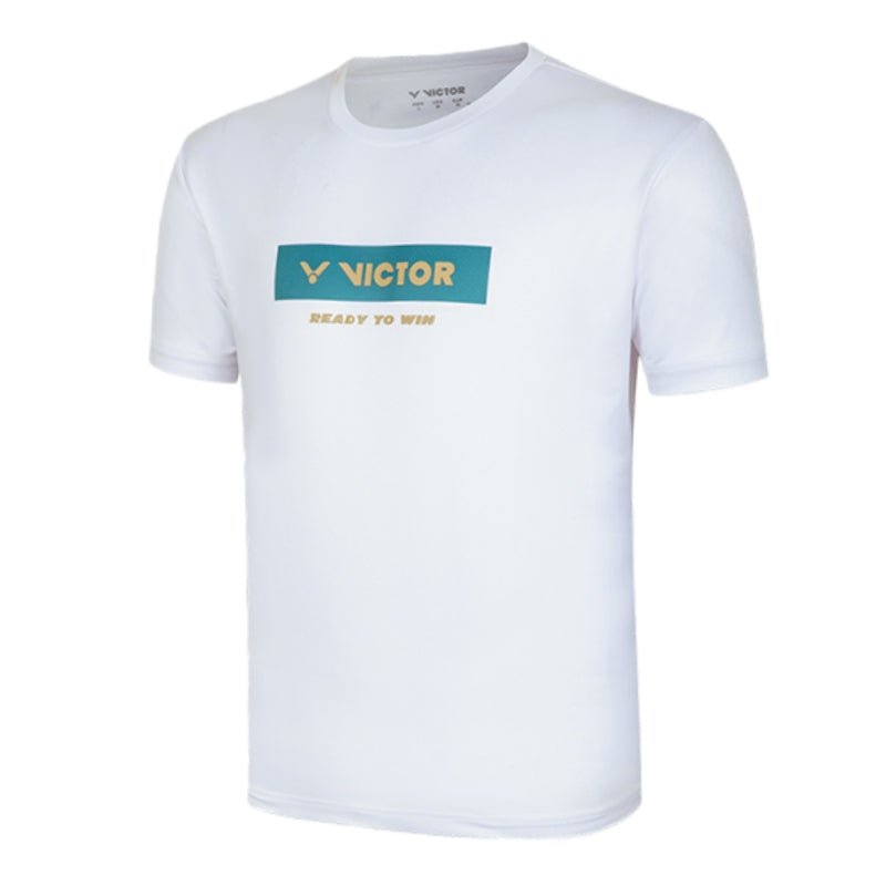 VICTOR Training Unisex T-Shirt T - 55012 A - White - Gem Sports