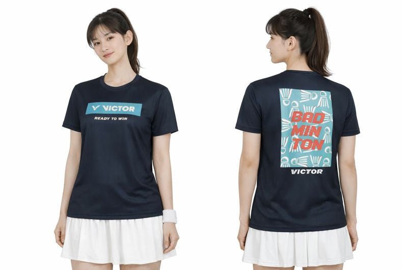 VICTOR Training Unisex T-Shirt T - 55012 C - Black - Gem Sports