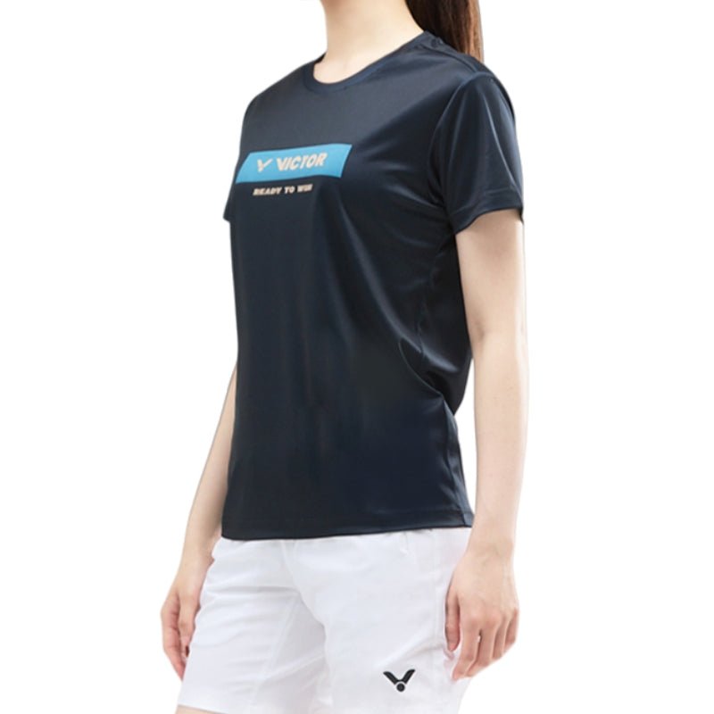VICTOR Training Unisex T-Shirt T - 55012 C - Black - Gem Sports