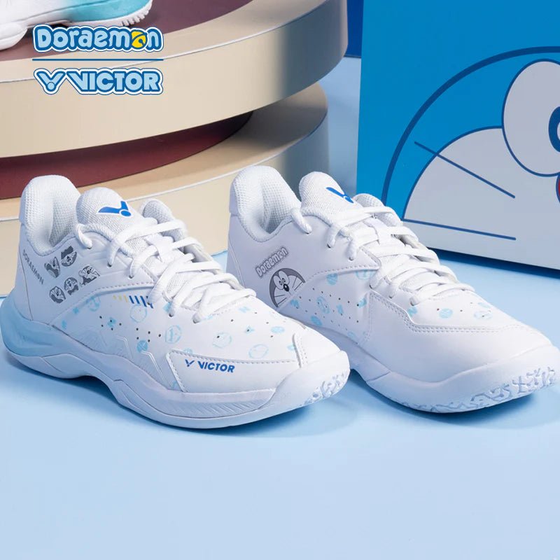 VICTOR x Doraemon Badminton Shoes UNISEX P - DRM - A White - Gem Sports