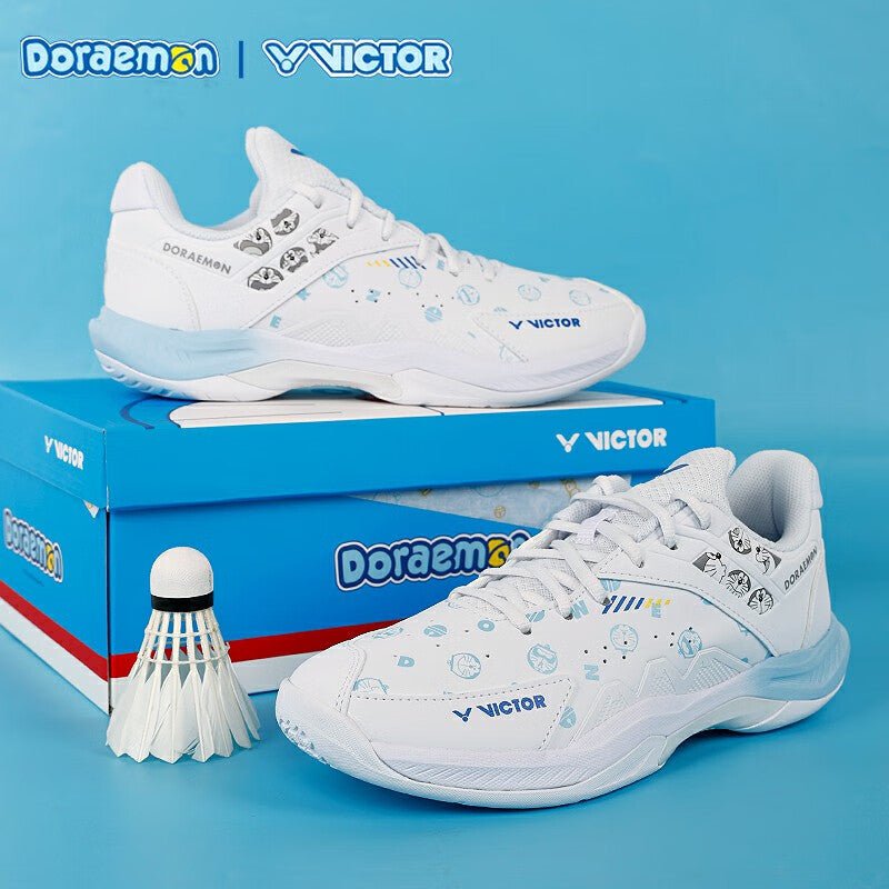 VICTOR x Doraemon Badminton Shoes UNISEX P - DRM - A White - Gem Sports