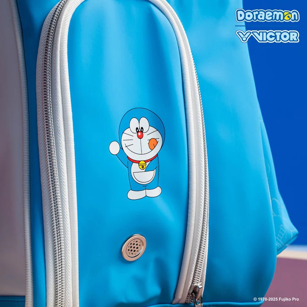 VICTOR x Doraemon Badminton/Tennis Racquet Bag (6pcs) BR5635DRM White/Hawaiian Blue - Gem Sports