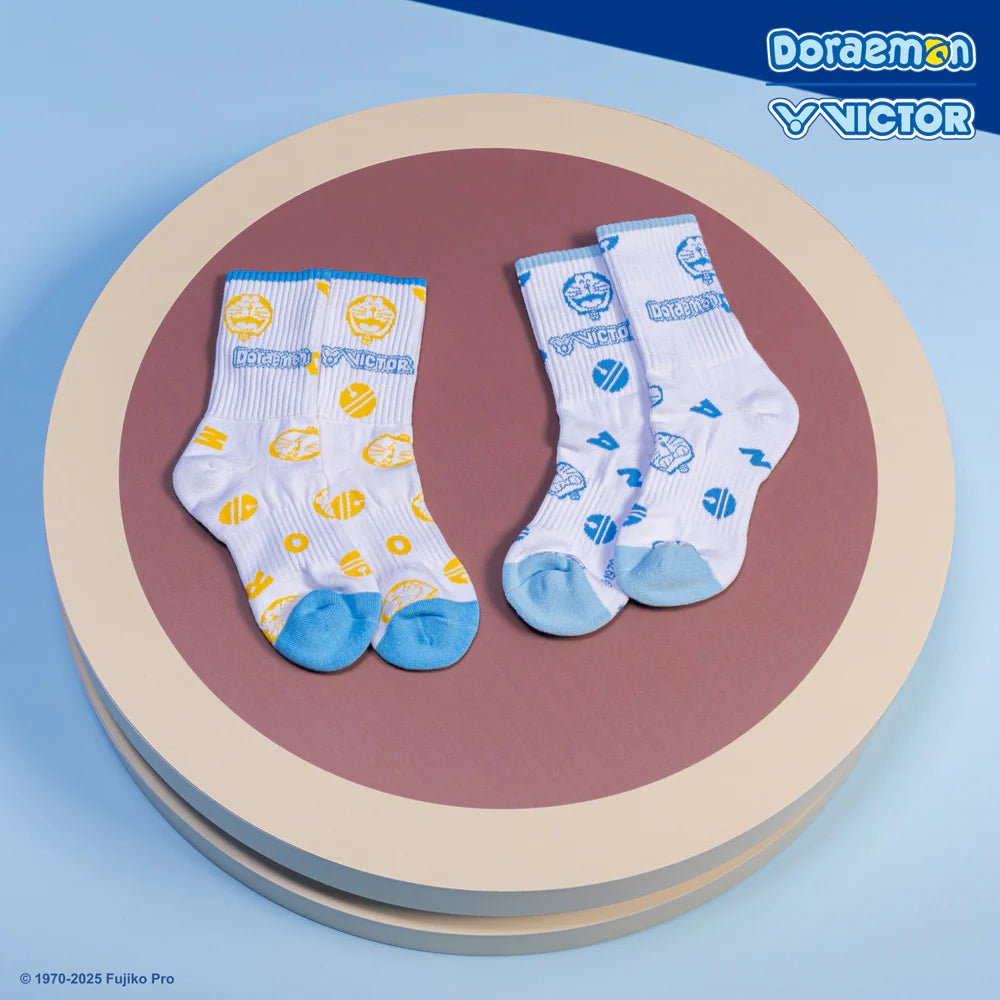 VICTOR x Doraemon Sports Socks UNISEX SK513DRM Multiple Colors - Gem Sports