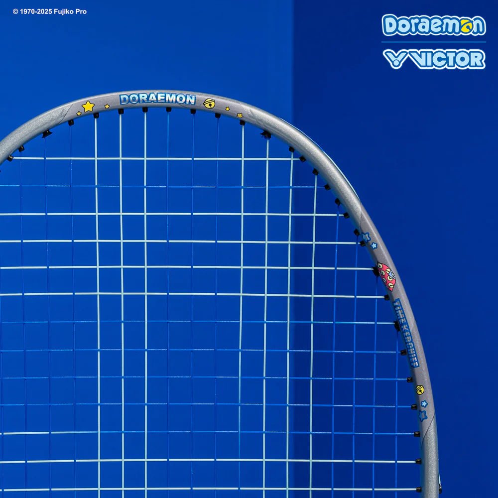 VICTOR x Doraemon Thruster DRM - H Badminton Racquet Charcoal Gray (TK - DRM - H) UNSTRUNG - Gem Sports