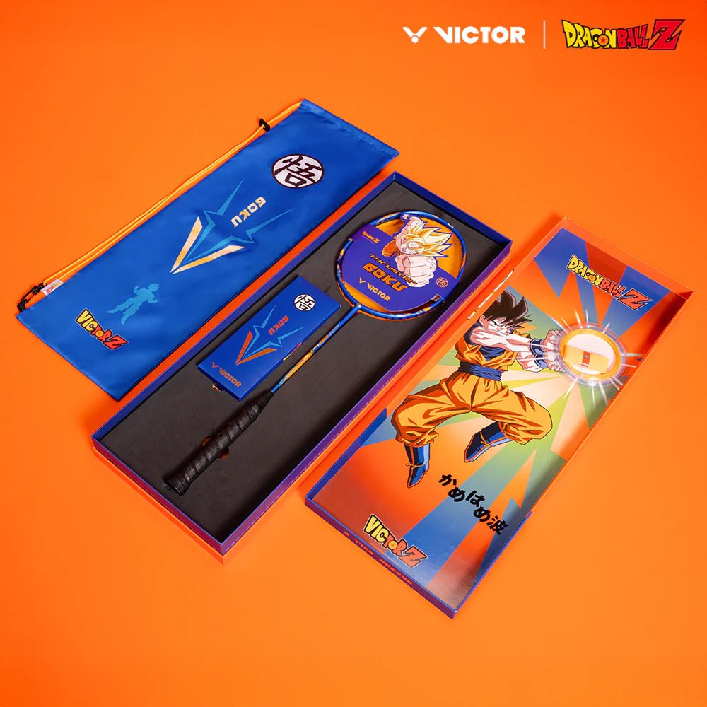 Victor Collab Racket VICTOR x Dragon Ball Z Badminton Racquet Gift Box 4U/G6 | Gem Sports