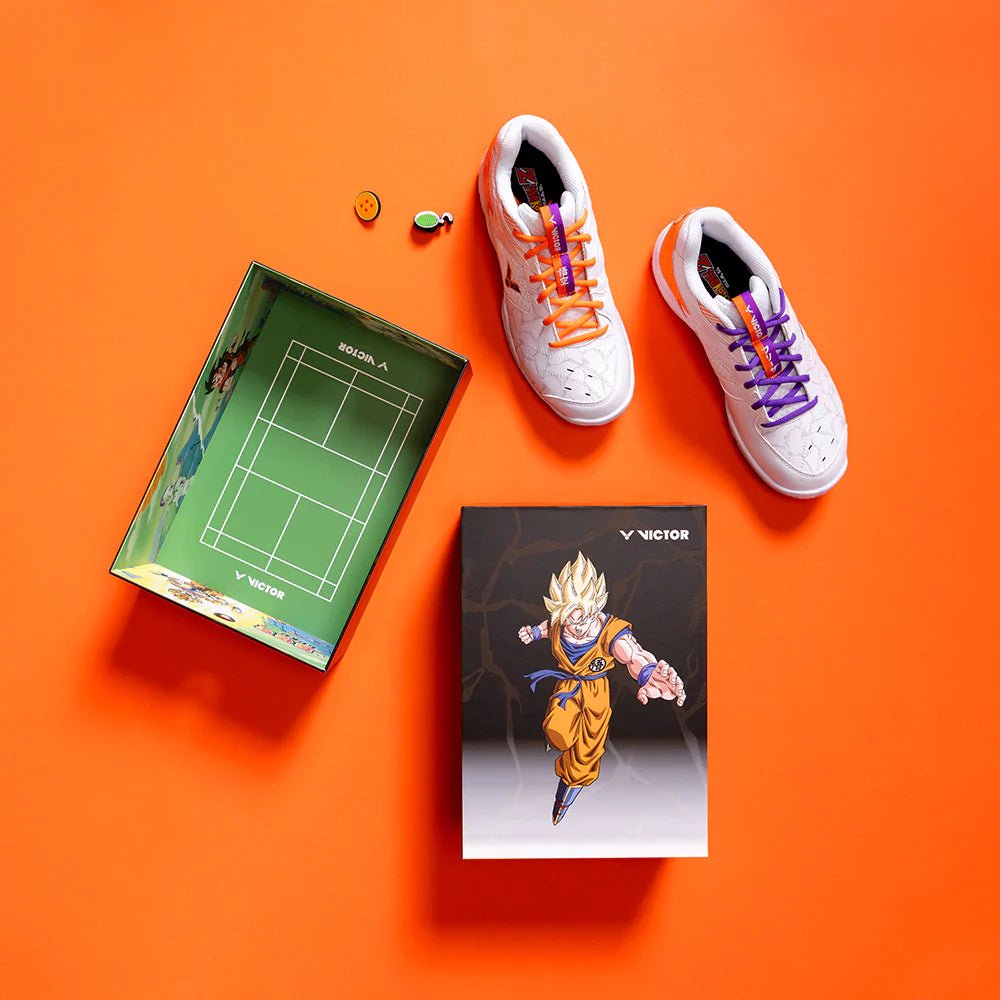 VICTOR x Dragon Ball Z Badminton Shoes UNISEX - P - DBZ - A Bright White - Gem Sports