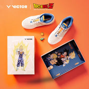 VICTOR x Dragon Ball Z Badminton Shoes UNISEX - VG - DBZ - L Ivory White - Gem Sports