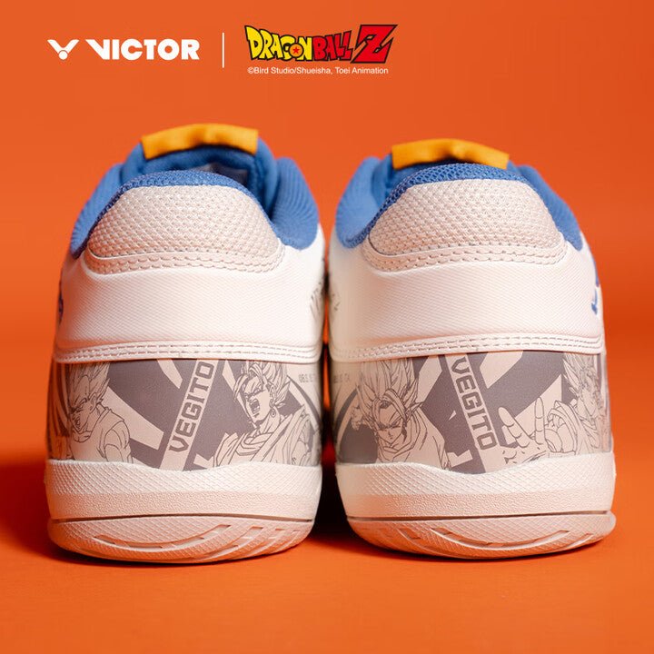 VICTOR x Dragon Ball Z Badminton Shoes UNISEX - VG - DBZ - L Ivory White - Gem Sports