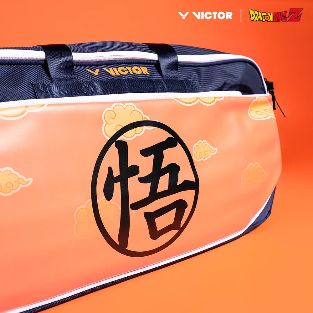 VICTOR x Dragon Ball Z Racquet Bag (6 pcs) for Badminton & Tennis - BR5639DBZ - O Bright Marigold - Gem Sports