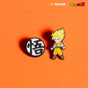 VICTOR x Dragon Ball Z Shoelace Charms - PG4002DBZ - EX Yellow/Gold - Gem Sports