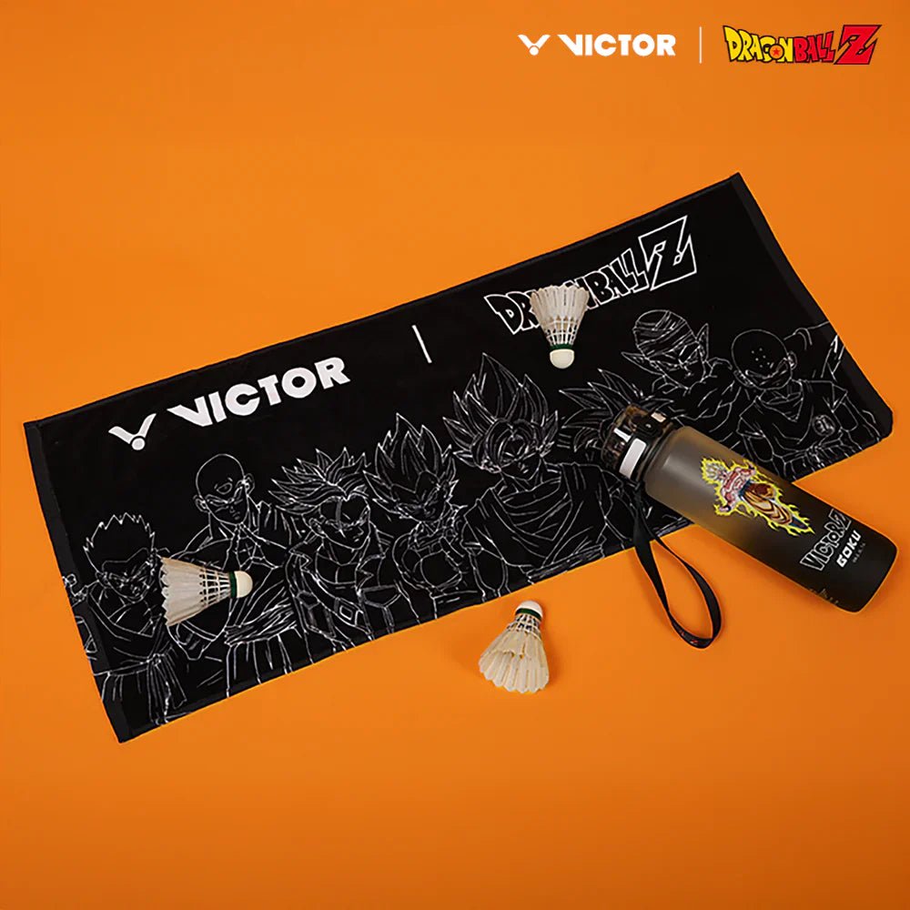 VICTOR x Dragon Ball Z Sports Towel - TW511DBZ - C Black - Gem Sports