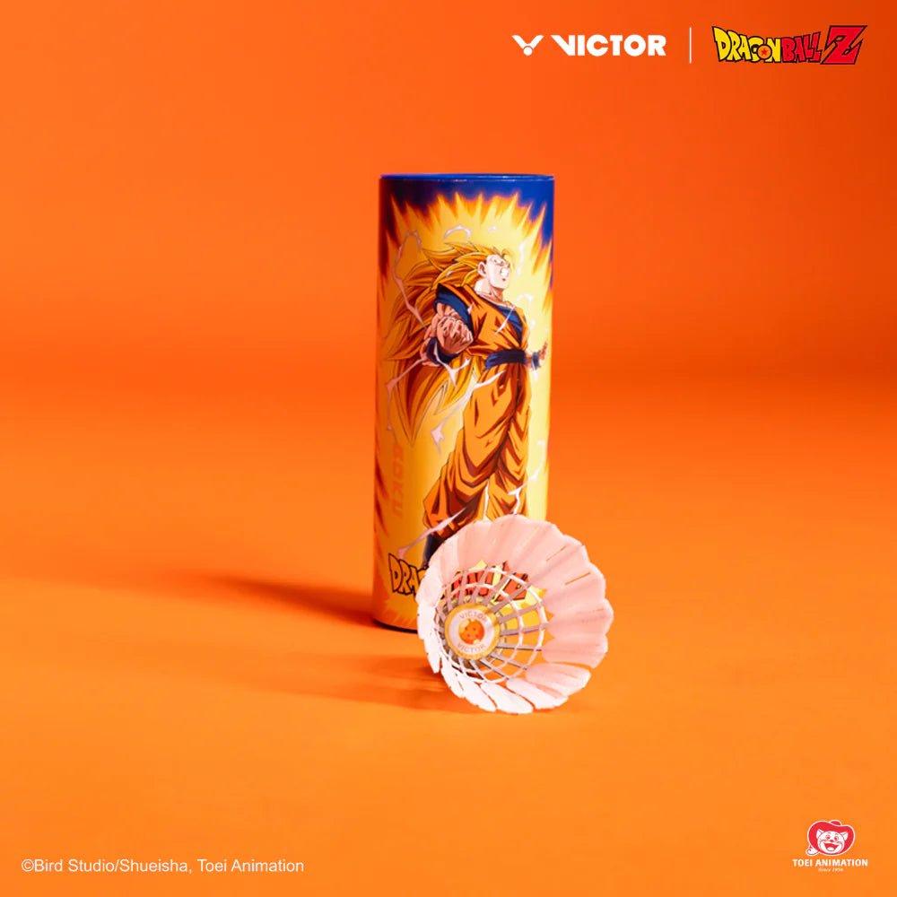 VICTOR x Dragon Ball Z Super Saiyan 3 NCS Synthetic Shuttlecock - NCS - DBZ - F Sodalite Blue - Gem Sports