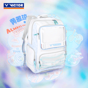 VICTOR x HYQ Backpack BR5058HYQ AM - White/Quiet Tide - Gem Sports